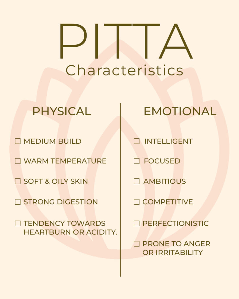 Pitta: How to Identify your Dominant Dosha
