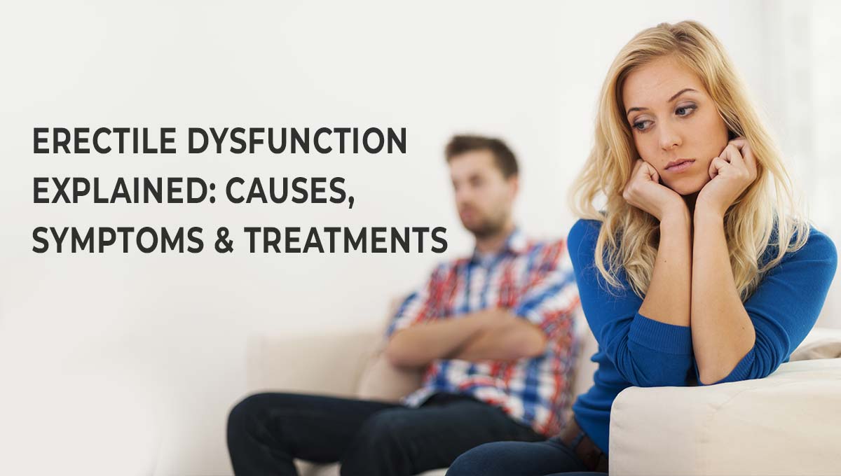 Erectile Dysfunction (ED) Explained Causes, Symptoms, and Treatments